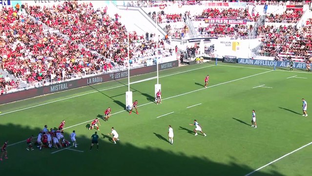 TOP 14 - Essai de Remy BAGET (AB) - RC Toulon - Aviron Bayonnais - Saison 2022/2023