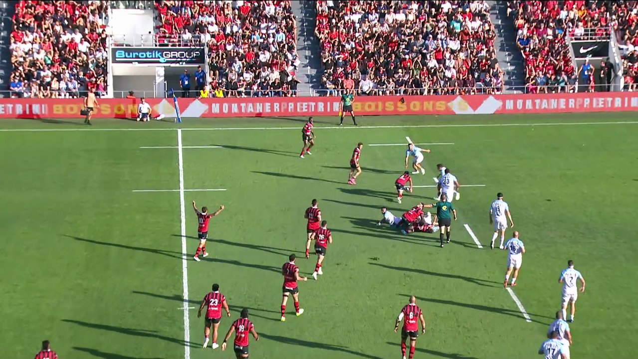 TOP 14 - Essai de Gervais CORDIN (RCT) - RC Toulon - Aviron Bayonnais - Saison 2022/2023