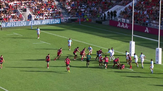 TOP 14 - Essai de Charles OLLIVON (RCT) - RC Toulon - Aviron Bayonnais - Saison 2022/2023