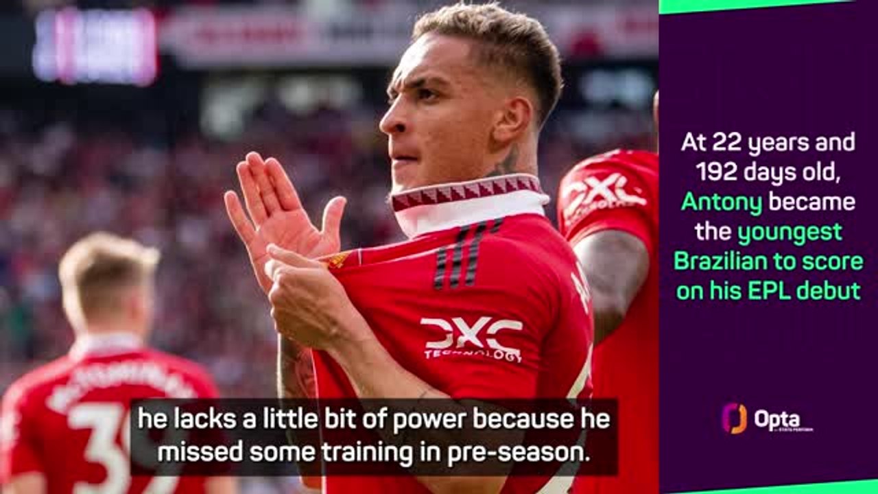 Ten Hag promises more from Antony after dream debut