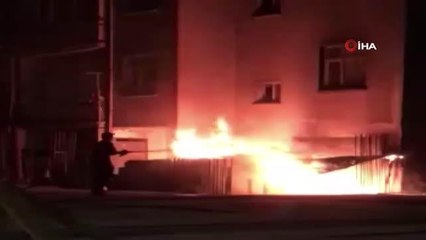 Elazığ haber... Elazığ'da korkutan odunluk yangını