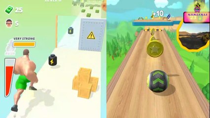 Going balls and muscle Rush Level up