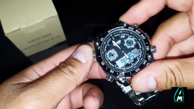 Skmei 1204 Mens Analogue Digital Stainless Steel Watch (Review)