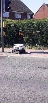 Helping a Starship Grocery Delivery Robot Cross Road Safely
