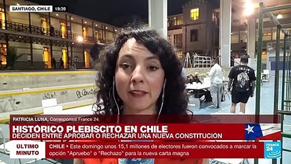 Informe desde Santiago: con 48% de mesas escrutadas, el 'no' lidera los resultados del plebiscito