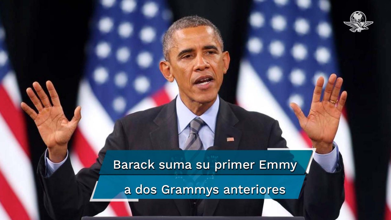 Barack Obama gana un Emmy; narró documental sob...