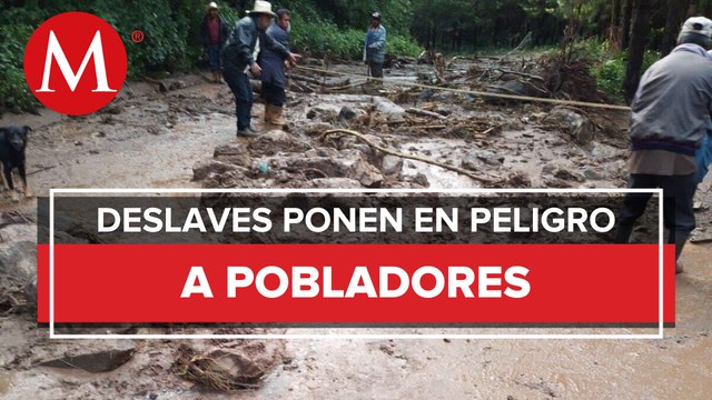 Deslaves en Veracruz dejan incomunicados a los pobladores de Tequila