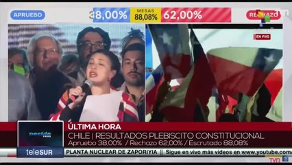 Representantes del Apruebo en Chile afirman que su compromiso con la democracia sigue en pie