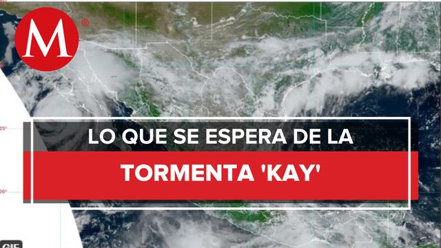 Depresión se intensifica a tormenta tropical 'Kay' al sur de Guerrero y Michoacán: Conagua
