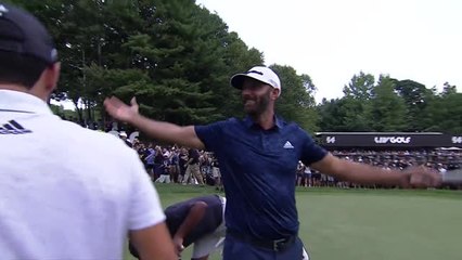 Johnson lands first LIV title with monster putt