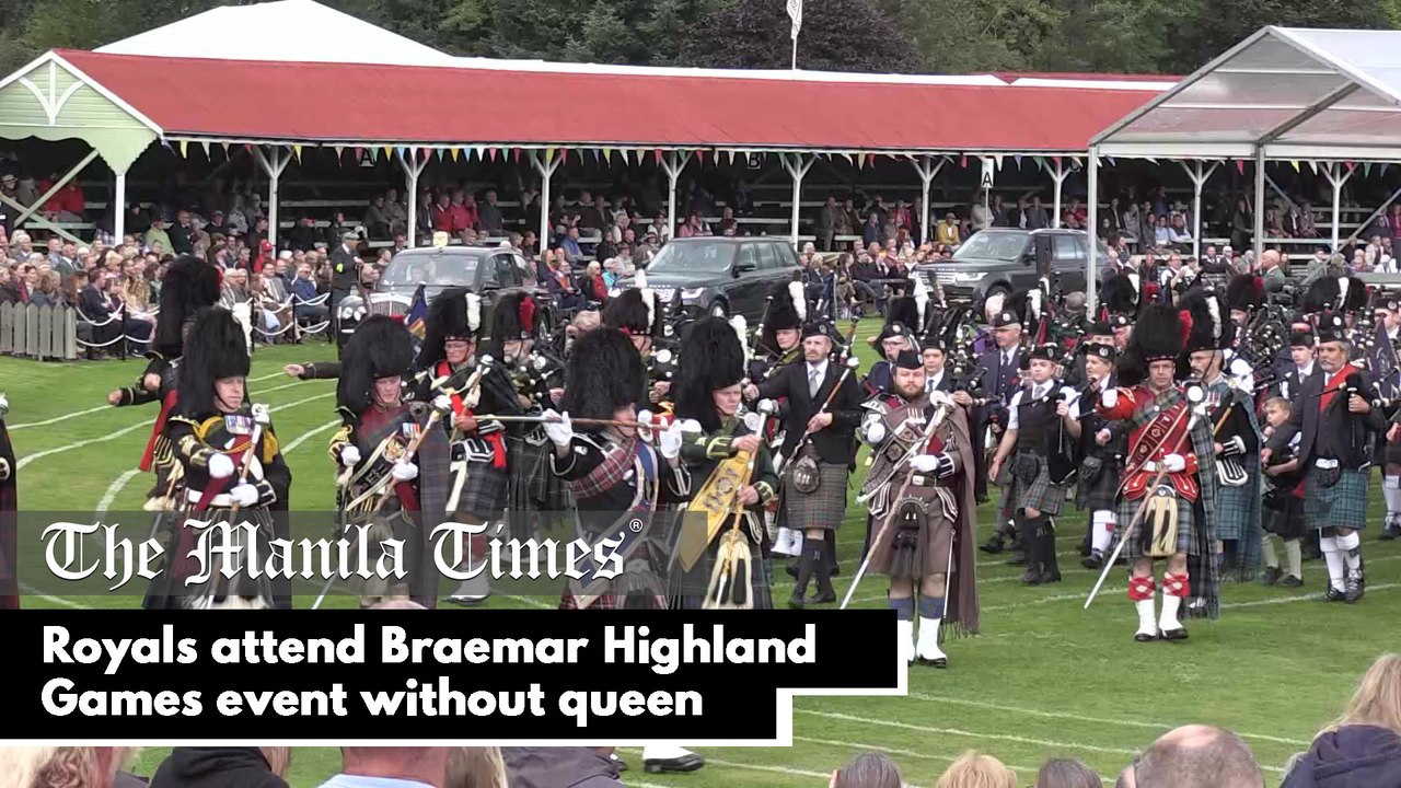 Royals attend Braemar Highland Games event without queen