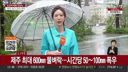 [날씨] 전국 태풍 영향권…기록적 폭우·강풍 동반