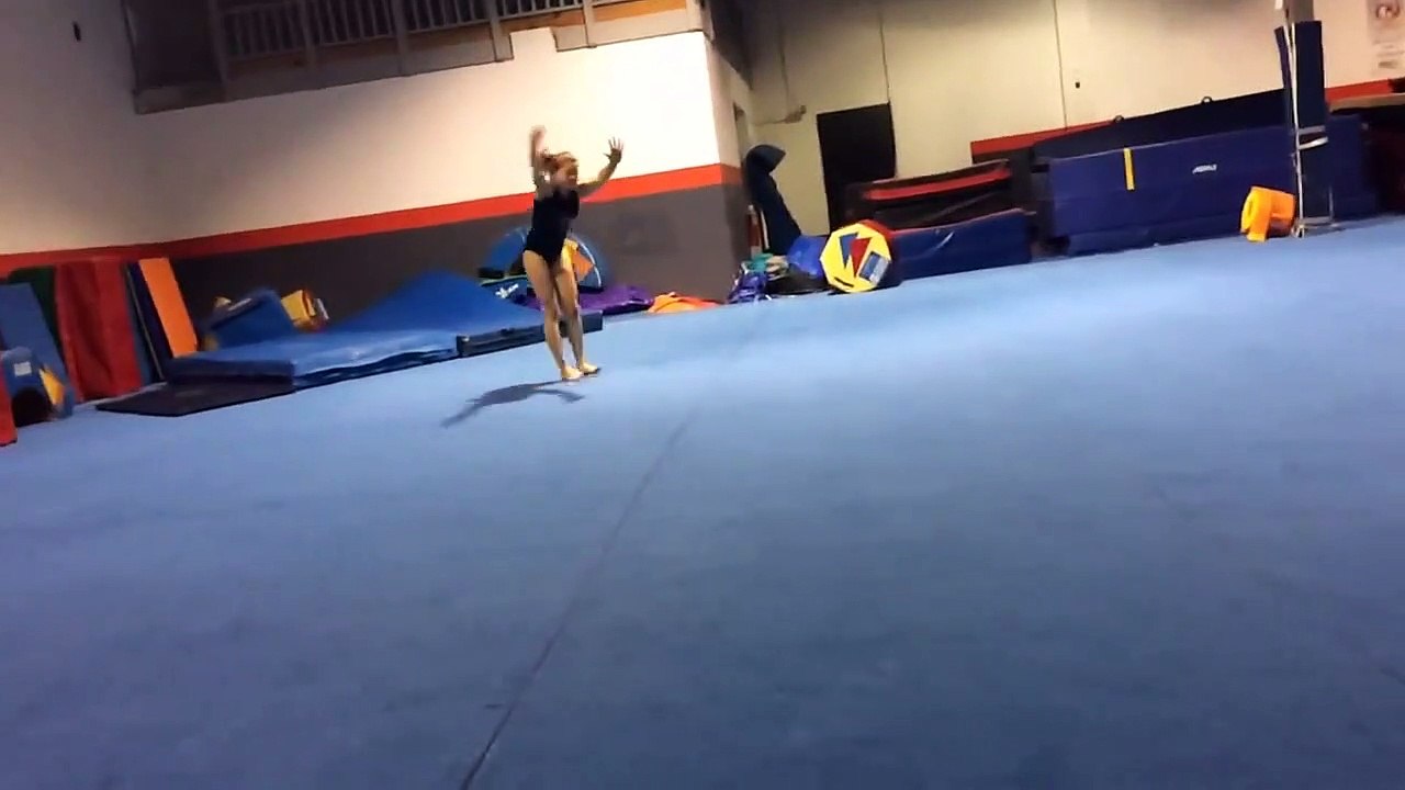 Gymnastics Backflip Fail
