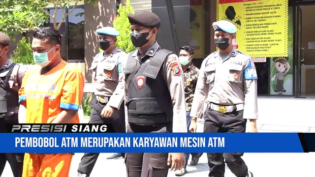 Satreskrim Polresta Sidoarjo Ringkus Pelaku Pembobol ATM di Dua Mini Market