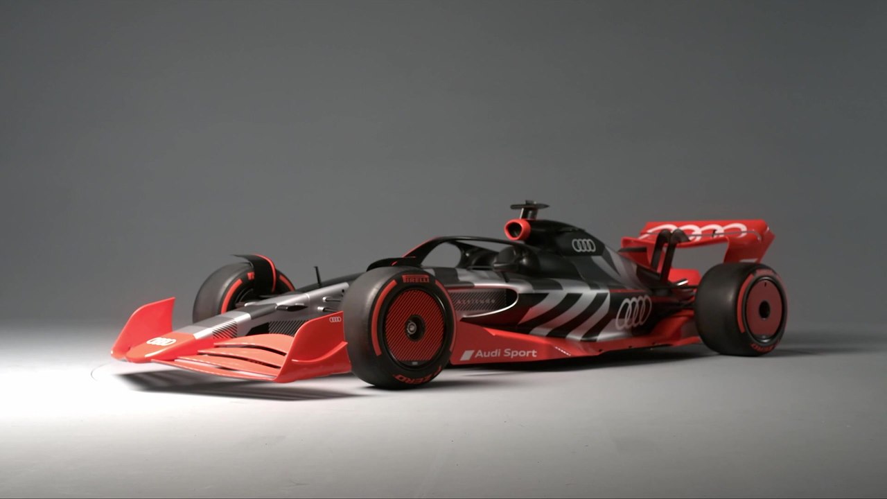 Showcar mit Audi F1 launch livery
