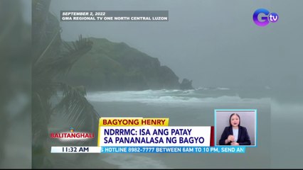NDRRMC: Isa ang patay sa pananalasa ng bagyo | BT