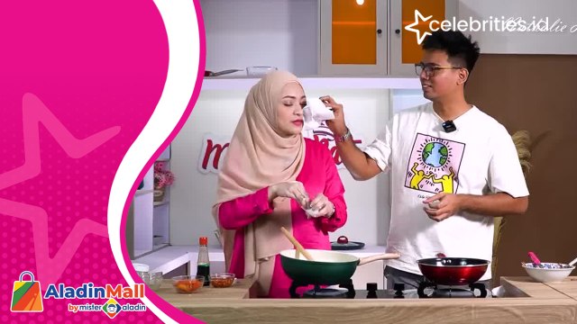 Nathalie Holscher Salah Tingkah, Frans Faisal Datang jadi Bintang Tamu untuk Konten Memasak