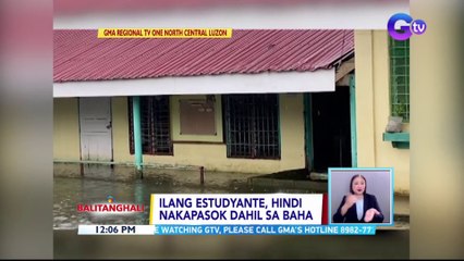 Ilang estudyante, hindi nakapasok dahil sa baha | BT