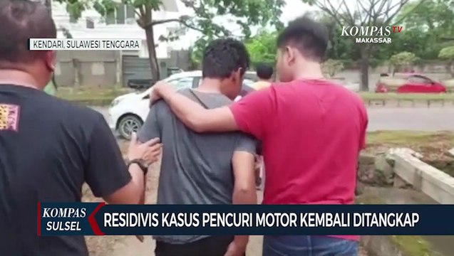 Residivis Kasus Pencuri Motor Kembali Ditangkap