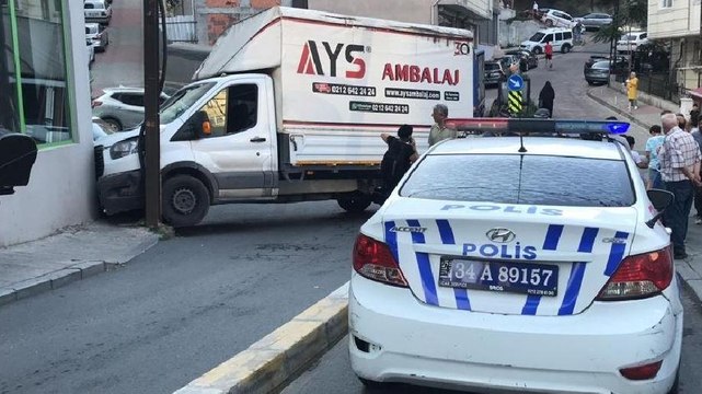Şişli'de kamyonetin çarptığı kadının ayak parmakları koptu