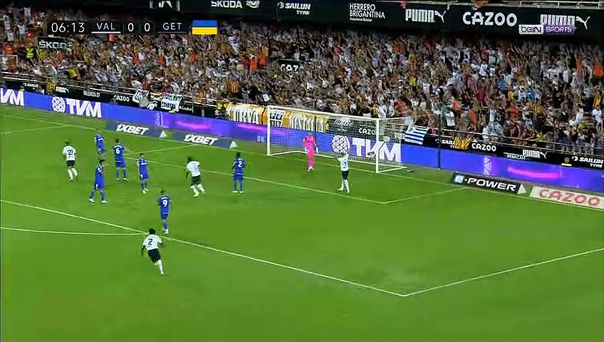 La Liga : Valence régale et écrase Getafe 5-1 !