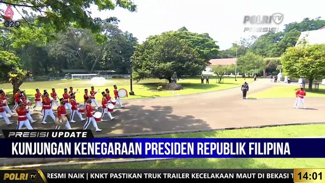 PRESISI UPDATE 14.00 WIB KUNJUNGAN KENEGARAAN PRESIDEN REPUBLIK FILIPINA KE INDONESIA