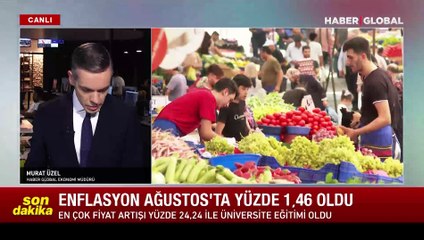 Enflasyon rakamları açıklandı