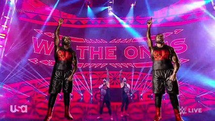 The Usos Entrance on Raw: WWE Raw, July 18, 2022