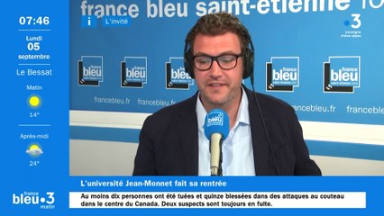 Florent Pigeon, président de l'Université Jean Monnet à Saint-Étienne