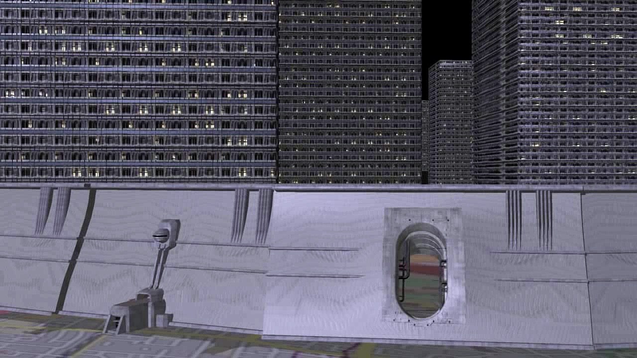 Future City (version 0.27) WIP of London in 2064ad