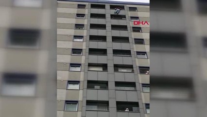 GAZİOSMANPAŞA'DA 12'NCİ KATTA CAN PAZARI