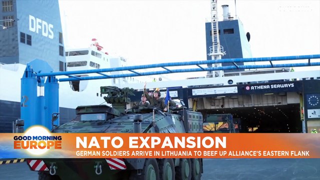 German soldiers arrive in Lithuania to boost NATO's eastern flank