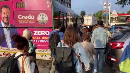 La metropolitana bloccata tra Cernusco e Gessate
