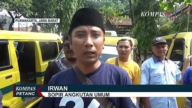 Tuntut Tarif Naik, Sopir Angkutan Umum di Purwakarta Mogok Beroperasi