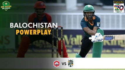 Powerplay | Balochistan vs Northern | Match 12 | National T20 2022 | PCB | MS2T