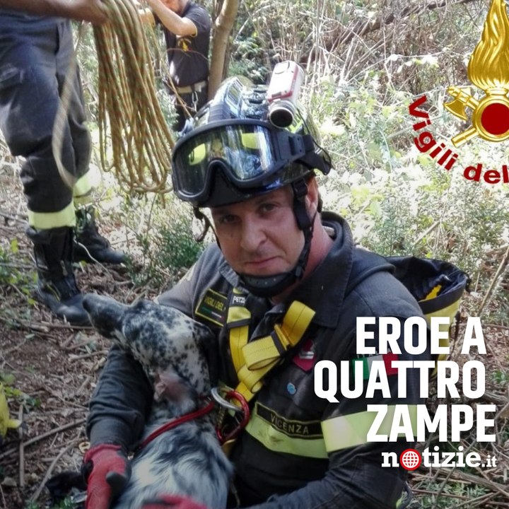 Precipita in una voragine, Mara salvata dai vigili del fuoco