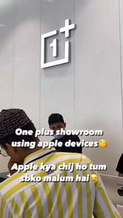 Apple iPhone power. One plus showroom. Use apple products . One man army please watch .