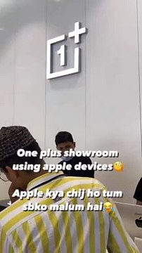 Apple iPhone power. One plus showroom. Use apple products . One man army please watch .