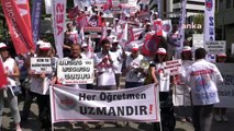 Anadolu Eğitim Sendikası, Öğretmenlik Meslek Kanunu’nun geri çekilmesi talebiyle iş bırakma eylemi yaptı