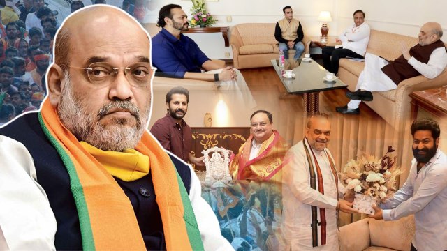 BJP 'ఫిల్మ్' ప్లాన్ Amit Shah - Rohit Shetty Meet *Politics | Telugu OneIndia