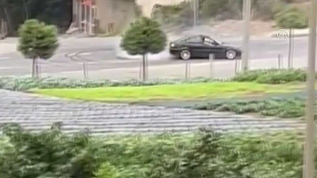 Otomobiliyle drift yapan sürücüye 12 bin 216 lira ceza uygulandı