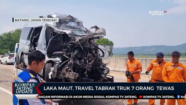 Laka Maut, Travel Tabrak Truk, 7 Orang Tewas