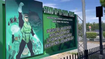 Riding The Green Lantern - Six Flags Great Adventure