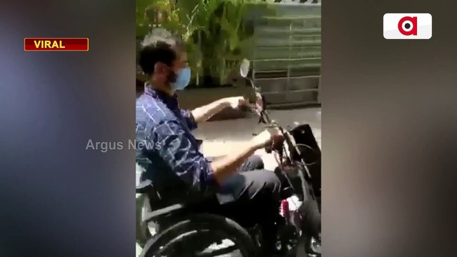 Motorcycle Wheelchair for Divyang Persons developed by IIT Madras Student