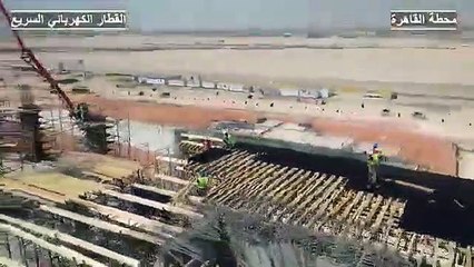 شاهد محطة القاهرة بشبكة القطار الكهربائى السريع تخدم حلوان و15 مايو