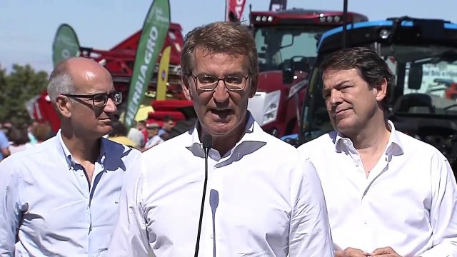 Alberto Núñez Feijóo interviene en Salamaq