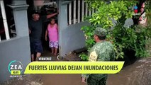 Fuertes lluvias en Veracruz dejan inundaciones