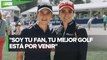 Lorena Ochoa felicita a Gaby López por su triunfo en la LPGA