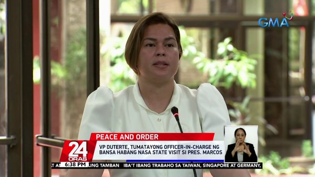 VP Sara duterte, nakipagpulong sa mga lider ng security forces ng bansa; nagbabalang hindi dapat kaawaan ang mga kriminal at mga terorista | 24 Oras