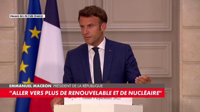 Emmanuel Macron : «En France, nous sommes à 92% ou 93% de stockage par rapport à nos capacités. Nous sommes en avance sur les objectifs que nous nous étions donnés»